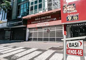 Garagem à venda na rua marechal deodoro, 36, centro, curitiba por r$ 35.000