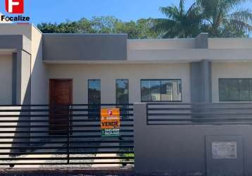 Casa com 2 quartos à venda na rua: piranema (1300), 833, balneario santa clara, itapoá por r$ 267.000