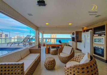 Cobertura à venda, 294 m² por r$ 1.900.000,00 - ocian - praia grande/sp