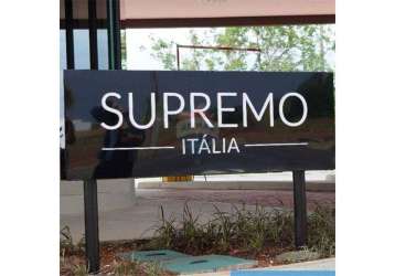 Terreno à venda no condomínio supremo itália!!