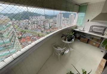 Apartamento com 3 quartos à venda na rua paraíba, 37, pompéia, santos, 144 m2 por r$ 1.165.500