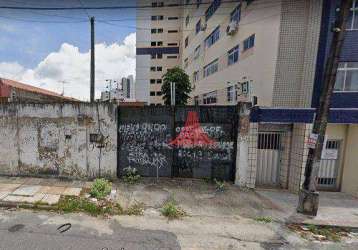 Terreno à venda, 330 m² por r$ 670.000  no bairro de fátima - fortaleza-ceará