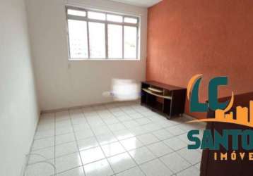 Apartamento com 1 quarto à venda no josé menino, santos , 33 m2 por r$ 160.000