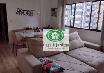 Apartamento com 3 dormitórios à venda, 108 m² por r$ 595.000,00 - gonzaguinha - são vicente/sp