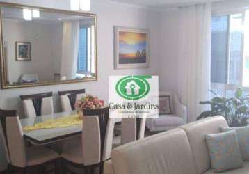 Apartamento 2 dormitórios à venda, 106 m²  - pompéia - santos/sp