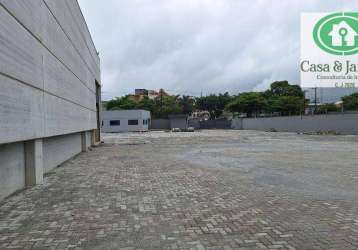 Área de logistica para alugar, 5000 m² - estuário - santos/sp