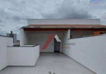 Cobertura com 2 dormitórios à venda, 120 m² por r$ 500.000 - casa branca - santo andré/sp