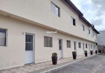 Casa em condomínio fechado com 2 quartos para alugar no cibratel, itanhaém , 74 m2 por r$ 1.500