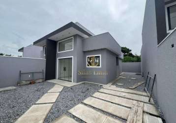 Casa com 2 dormitórios à venda, 53 m² por r$ 270.000,00 - enseada das gaivotas - rio das ostras/rj
