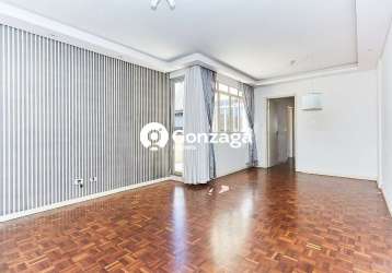 Apartamento com 3 quartos para alugar na rua amintas de barros, 39, centro, curitiba, 105 m2 por r$ 2.000