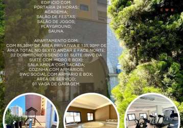 Apartamento com 2 quartos à venda na rua desembargador motta, centro, curitiba, 85 m2 por r$ 890.000