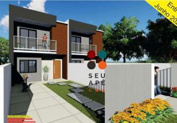 Casa com 3 quartos à venda na rua cidade de capinzal, cidade industrial, curitiba, 96 m2 por r$ 479.900