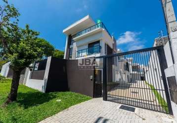 Casa em condomínio fechado com 3 quartos à venda na rua roberto simonsen, 50, guabirotuba, curitiba, 174 m2 por r$ 1.050.000