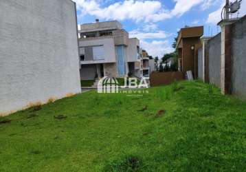 Terreno em condomínio fechado à venda na rua ivo ferro, 210, uberaba, curitiba, 224 m2 por r$ 550.000