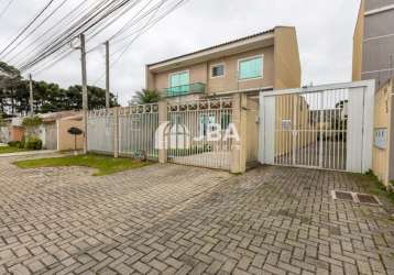 Casa em condomínio fechado com 3 quartos à venda na rua felício zibarth, 73, uberaba, curitiba, 120 m2 por r$ 649.000