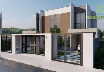 Casa com 3 dormitórios à venda, 128 m² por r$ 519.000,00 - gasparinho - gaspar/sc