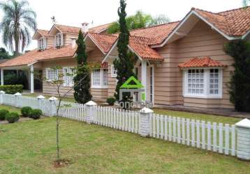 Casa com 3 dormitórios à venda, 600 m² por r$ 2.600.000,00 - parque dom henrique - cotia/sp