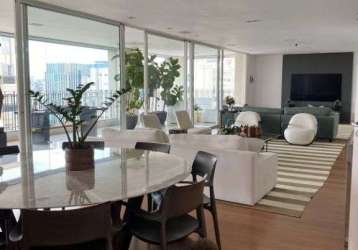 Apartamento terraço leopoldo à venda ou aluguel, 367 m² com 3 dormitórios - itaim bibi - são paulo/sp
