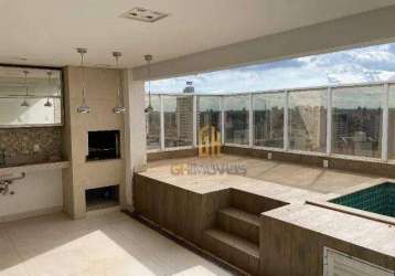 Apartamento duplex à venda, 173 m² por r$ 1.345.000,00 - jardim goiás - goiânia/go