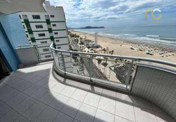 Apartamento com 4 dormitórios à venda, 187 m² por r$ 1.250.000,00 - tupi - praia grande/sp