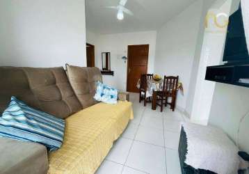 Apartamento com 1 dormitório à venda, 58 m² por r$ 255.000,00 - caiçara - praia grande/sp