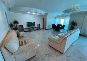 Cobertura com 4 dormitórios à venda, 233 m² por r$ 1.595.000,00 - vila tupi - praia grande/sp