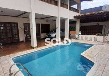 Excelente casa com piscina, 4 dormitórios sendo 2 suítes, 347 m² de construção, à venda  por r$ 1.280.000,00 - residencial paraíso - franca/sp