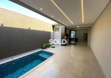Casa com 2 dormitórios à venda, 100 m² por r$ 520.000,00 - franca pólo club - franca/sp