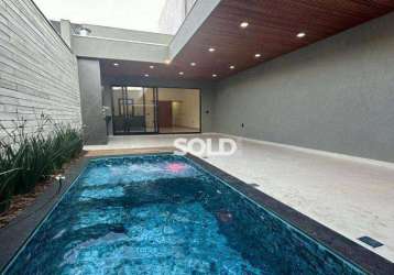 Linda casa com 2 dormitórios sendo 1 suíte, piscina aquecida, 125m², à venda por r$ 570.000,00 - jardim piratininga - franca/sp