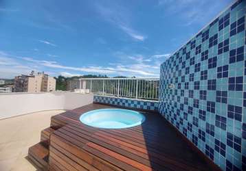 Cobertura com 2 dormitórios à venda, 120 m² por r$ 660.000,00 - santa rosa - niterói/rj
