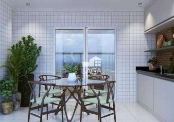 Apartamento com 3 dormitórios à venda, 107 m² por r$ 903.000,00 - vila guilhermina - praia grande/sp