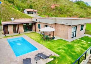 Casa com 4 dormitórios à venda, 156 m² por r$ 590.000,00 - fazenda da grama - rio claro/rj