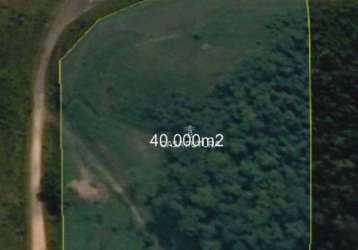 Terreno à venda, 40000 m² por r$ 1.200.000,00 - zona rural - piraí/rj