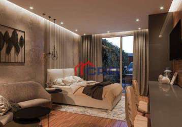 Flat com 1 dormitório à venda, 18 m² por r$ 157.000,00 - bela vista - volta redonda/rj