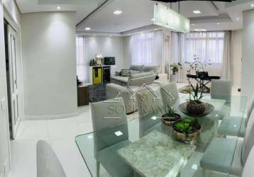 Apartamento com 3 dormitórios à venda, 158 m² por r$ 1.356.800,00 - vila santa teresa - santo andré/sp