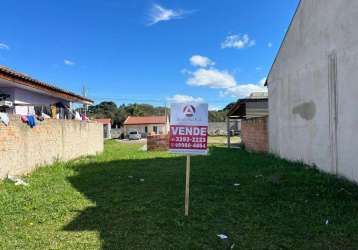 Terreno à venda no bairro vila itaqui - campo largo/pr