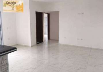 Apartamento com 2 dormitórios à venda, 109 m² por r$ 379.000,00 - balneário gaivota - itanhaém/sp