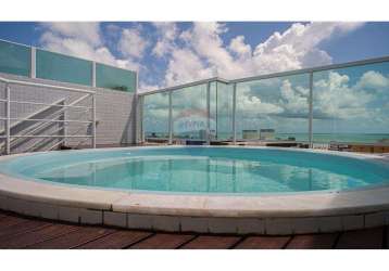 Cobertura duplex com piscina privativa a venda com 106 m² no jardim oceania, em joão pessoa-pb