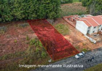 Terreno à venda na carmen waselewski perussolo, 131, vila santa terezinha, campo largo por r$ 260.000