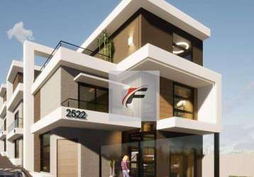 Sobrado com 3 dormitórios à venda, 140 m² por r$ 720.000 - xaxim - curitiba/pr