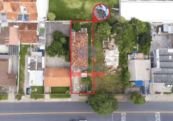 Amplo terreno à venda no bairro  xaxim, medindo  11x 39 curitiba, pr r$ 1.300.000,00