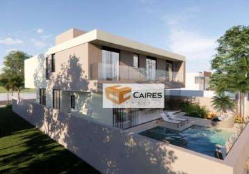 Casa à venda, 398 m² por r$ 4.400.000,00 - alphaville campinas - campinas/sp