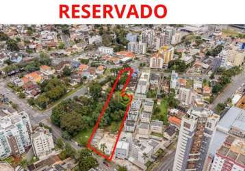 Terreno comercial à venda na rua gastão câmara, 399, bigorrilho, curitiba, 3906 m2 por r$ 13.500.000