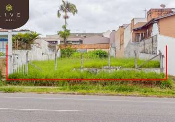 Terreno comercial à venda na rua joão alencar guimarães, 981, santa quitéria, curitiba, 352 m2 por r$ 530.000
