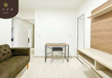 Apartamento com 1 quarto para alugar na avenida silva jardim, 624, rebouças, curitiba, 22 m2 por r$ 1.400