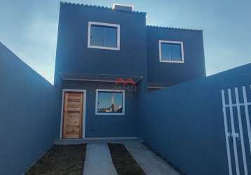 Casa com 2 quartos à venda na rua jovenilson américo de oliveira, tatuquara, curitiba, 66 m2 por r$ 260.000