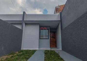 Casa com 2 quartos à venda na rua ruy francisco pedra, campo de santana, curitiba, 43 m2 por r$ 214.000