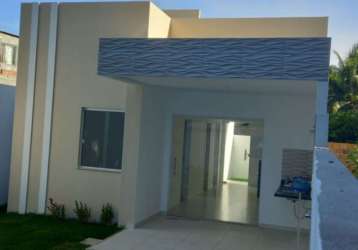 Casa em condomínio fechado com 2 quartos à venda na jacuípe, monte gordo, camaçari, 63 m2 por r$ 280.000