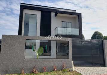 Casa com 3 quartos à venda no estação, araucária , 126 m2 por r$ 790.000