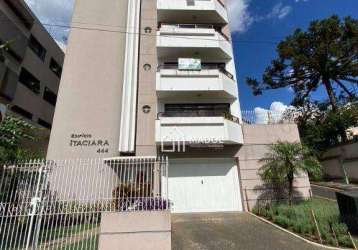 Apartamento com 4 dormitórios à venda por r$ 780.000,00 - centro - ponta grossa/pr